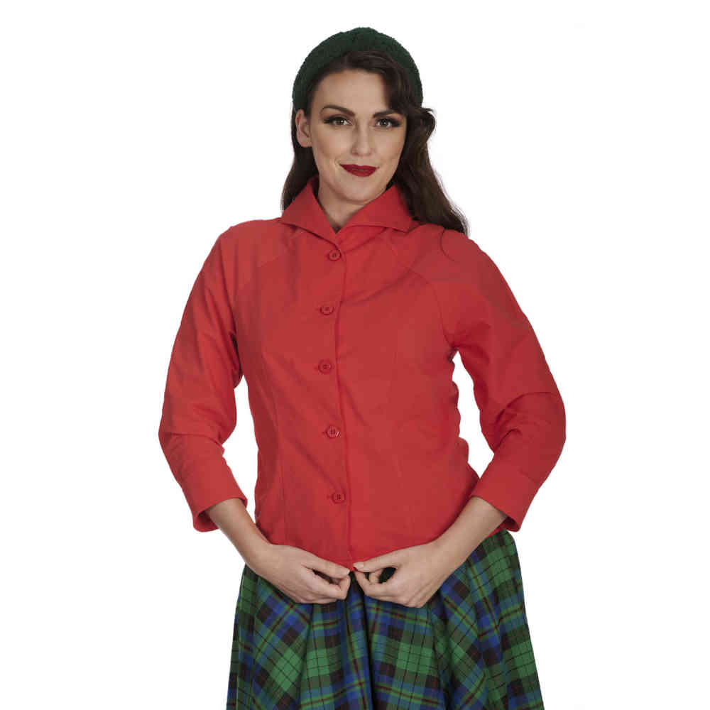 Banned - Celia Blouse - Red